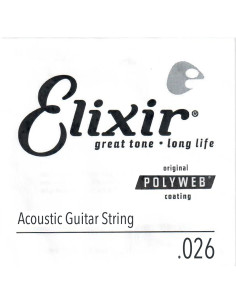 Single 26 acoustic String Polyweb Bronze wound