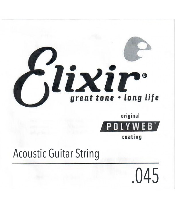 Single 45 acoustic String Polyweb Bronze wound