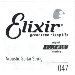 Corde unité acoustique Polyweb filée Bronze 47