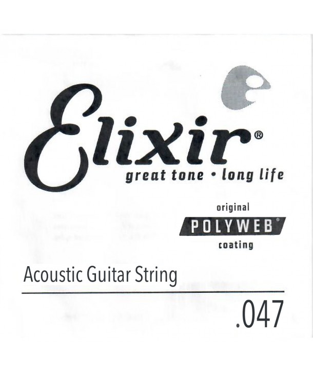 Einzelsaite Westerngitarre Polyweb Bronze 47