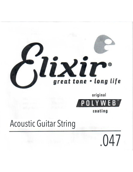 Corde unité acoustique Polyweb filée Bronze 47