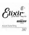Corde unité acoustique Polyweb filée Bronze 47