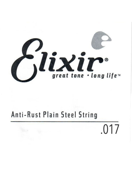 Acoustic or electric single string Plain Steel Coated 17