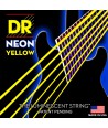 Jeu de cordes électriques DR SuperStrings Neon Hi-Def Yellow 9-42