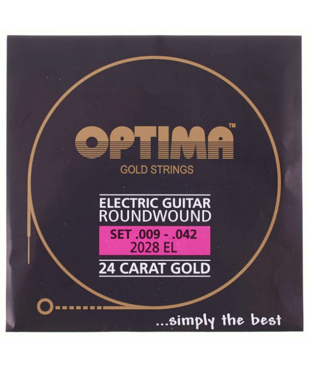 E-Gitarren Saiten Gold Strings Extra Light 9-42
