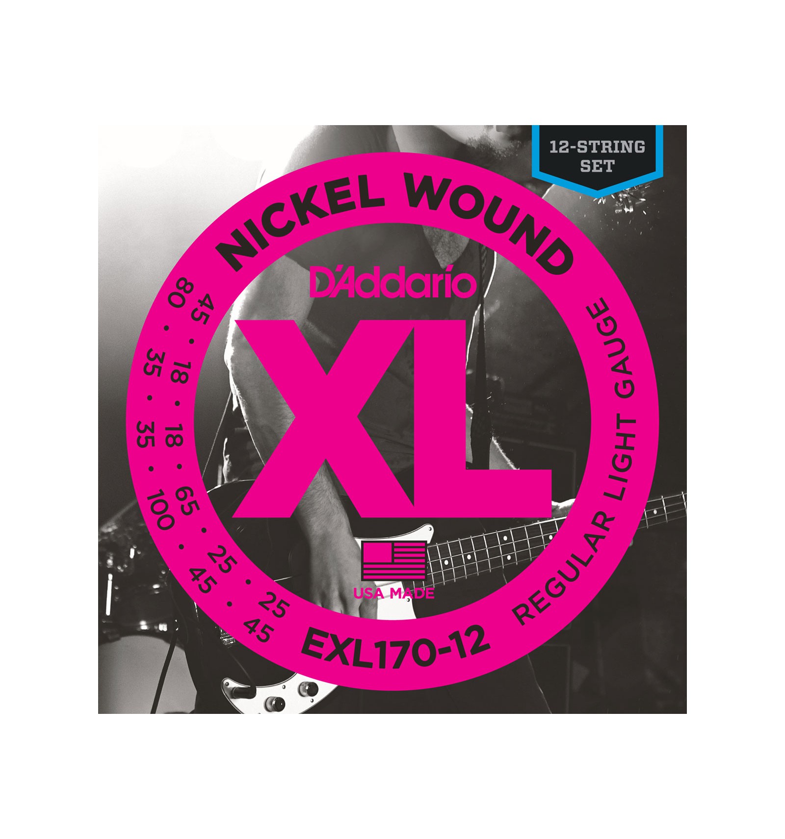 Accessoire Pour Guitare GHS 3050CM - Jeu De Cordes Basse - Custom