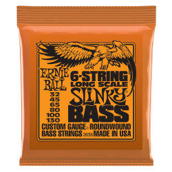 Jeu de cordes Slinky Bass Longscale 6 cordes 32-130