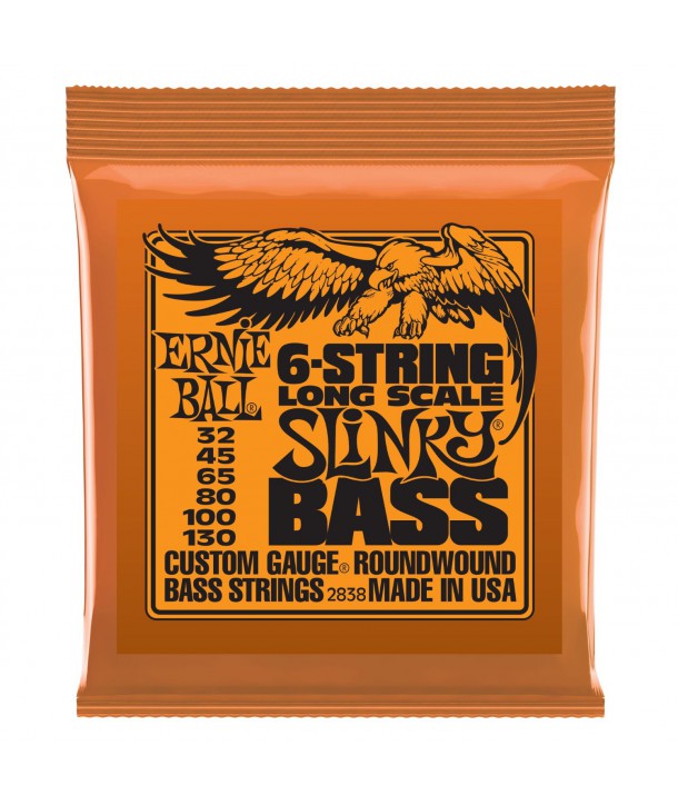 Jeu de cordes Slinky Bass Longscale 6 cordes 32-130