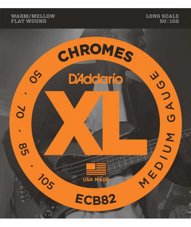 Jeu de cordes Chrome basse filé plat Regular 50-105