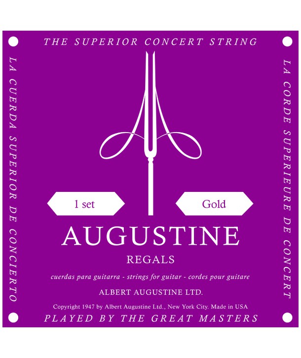 Jeu de cordes classique REGAL Gold tirant normal