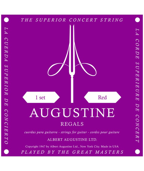Jeu de cordes classique REGAL rouge tirant normal