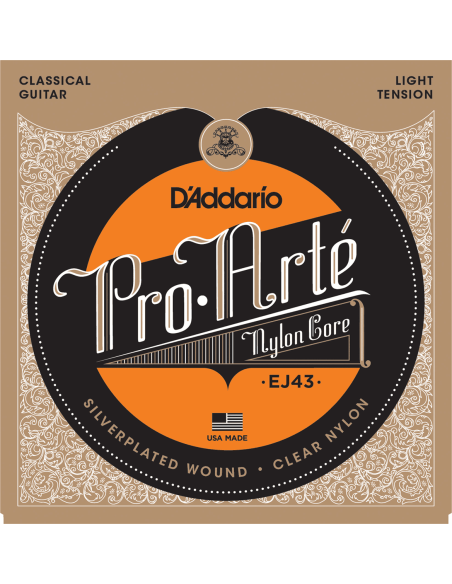 Jeu de cordes classiques Pro-Arté Nylon Tension Légère
