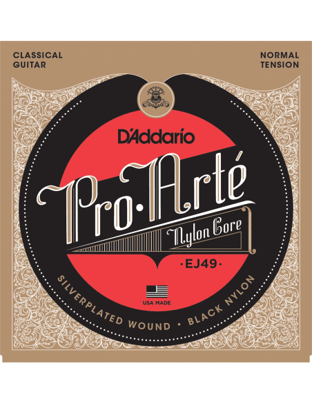 Classical strings set Pro-Arté Black Nylon Normal Tension