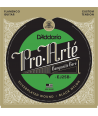 Jeu de 6 cordes Flamenco PRO ARTE Black composite Tension normale