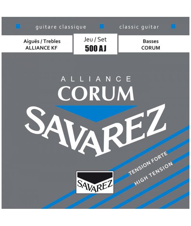 Jeu de cordes classique CORUM ALLIANCE Bleu tension Forte 500AJ