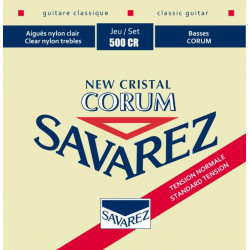 Jeu de cordes classique CORUM CRISTAL Rouge tension Normale 500CR