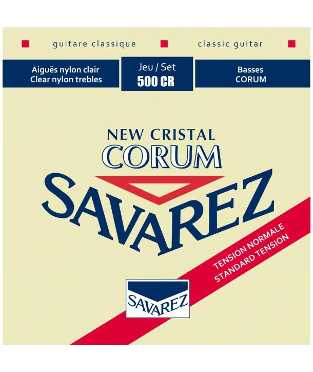 Jeu de cordes classique CORUM CRISTAL Rouge tension Normale 500CR