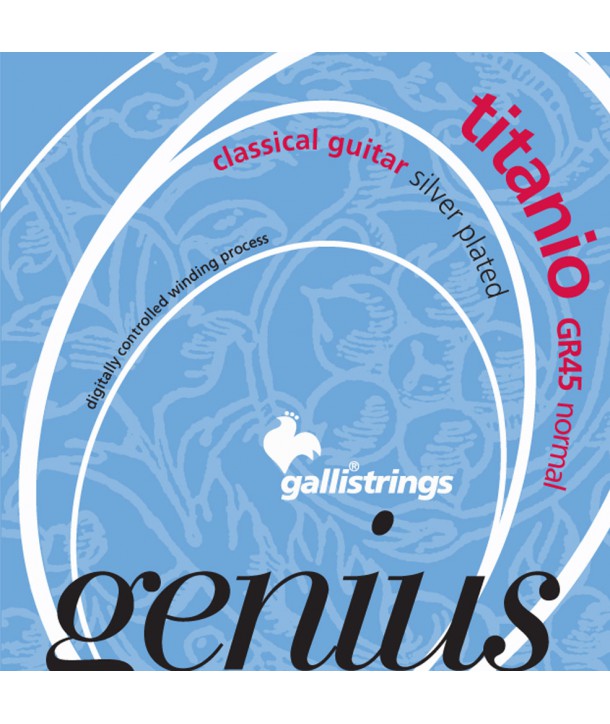 Jeu de cordes classiques Genius Titanio Tension normale