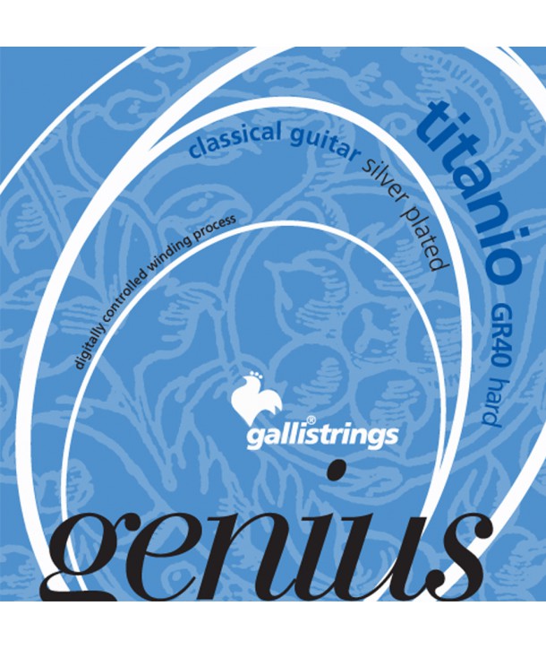 Jeu de cordes classique Genius Titanio tension Forte