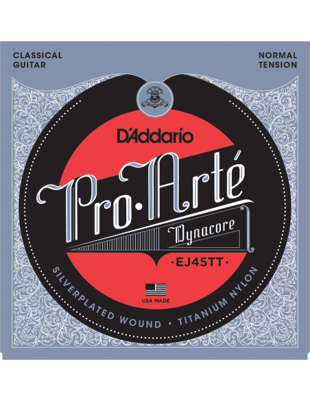 Jeu de 6 cordes pour guitare classique Pro Arte DynaCore tension normale