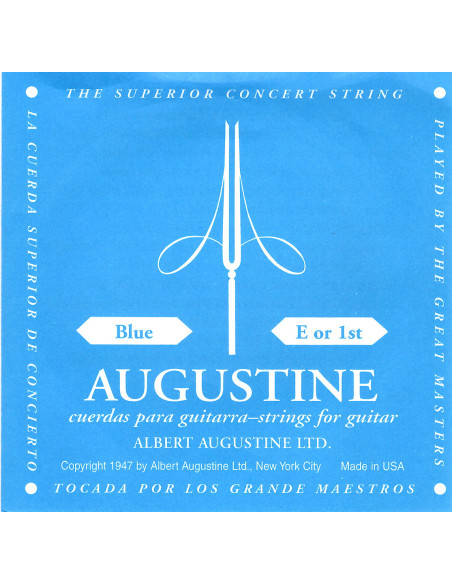 Corde unité Mi aigu - nylon standard - tension bleue forte