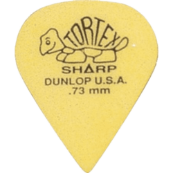 Lot de 6 médiators Tortex Sharp 0,73 Medium-souple