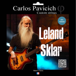 Jeu de cordes Basse NICKEL STEEL Bass Leland Sklar Signature 40-100