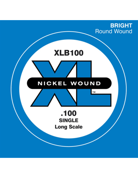 Corde à l'unité basse 100 XL nickel file rond 