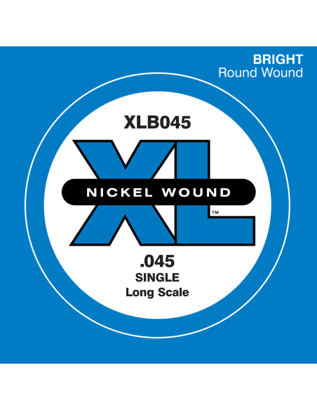 Corde à l'unité basse 45 XL nickel file rond 