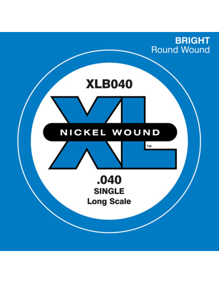 Corde à l'unité basse 40 XL nickel file rond 