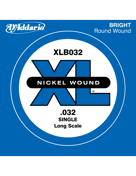 Corde à l'unité basse 32 XL nickel file rond 