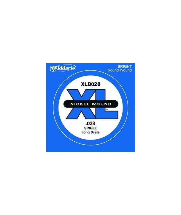 Corde à l'unité basse 28 XL nickel file rond 