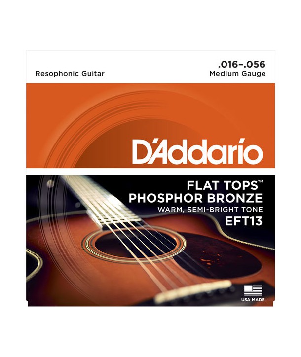 Juego de cuerdas folk Fósforo-Bronce Flat Tops Light 12-53