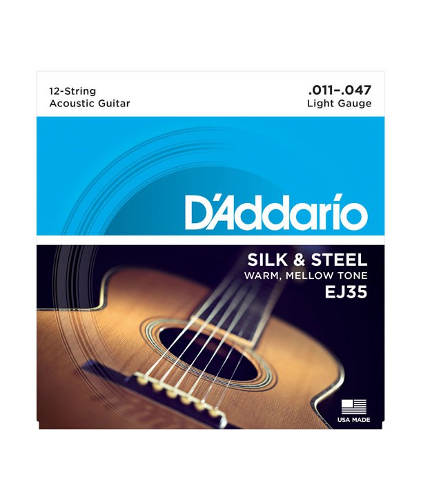 Juego de 12 cuerdas folk bronce 80/20 Extra-light 10-47