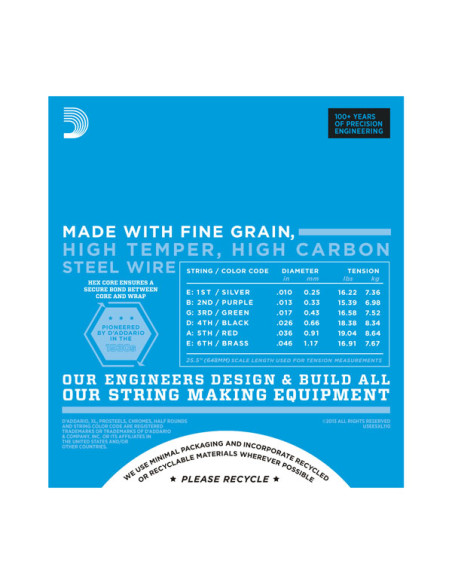 Electric strings set XL Regular Light 10-46