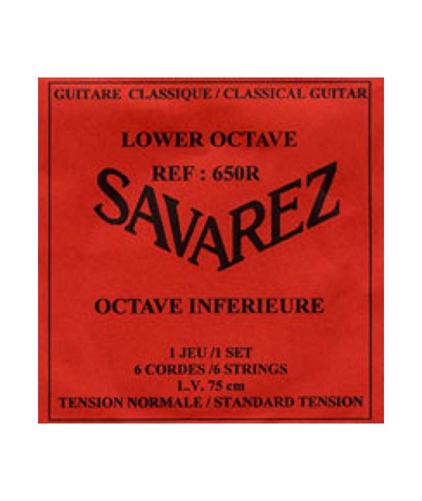 Jeu de cordes classiques pour Guitare accordée à l'octave inférieure Alliance HT classic Tension normale