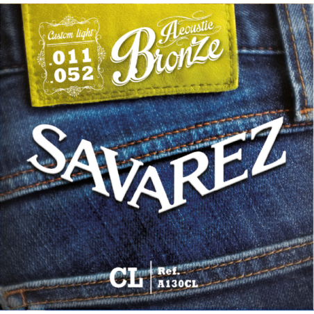 Jeu de cordes folk Bronze custom light 11-52