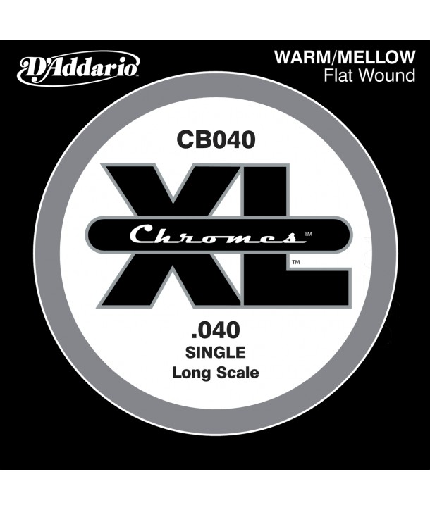 Corde à l'unité basse 32 XL Chrome file plat 