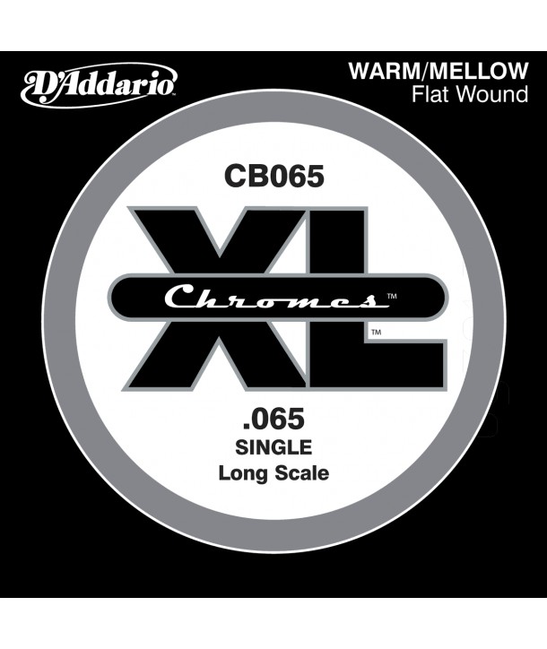 Corde à l'unité basse 65 XL Chrome file plat 