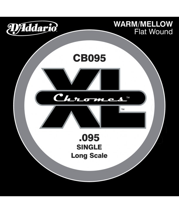 Corde à l'unité basse 95 XL Chrome file plat 