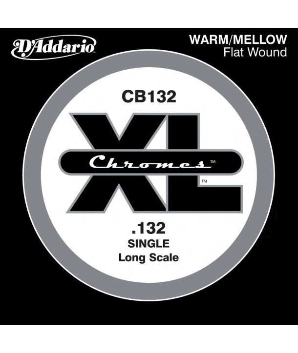 Corde à l'unité basse 132 XL Chrome file plat 