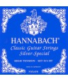 Jeu de cordes classique Silver-Spécial 815HT Tension Forte Hannabach Bleu