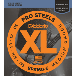 Jeu de 5 cordes basse Prosteel 50-135 Regular