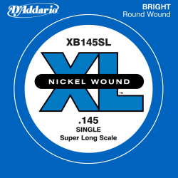 Corde à l'unité basse 145 XL nickel file rond Super long scale