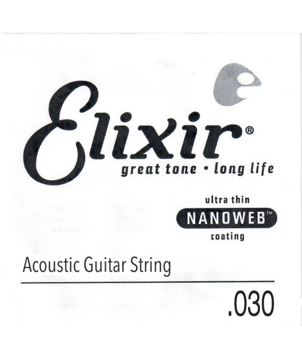 Einzelsaite Westerngitarre Nanoweb Bronze 30