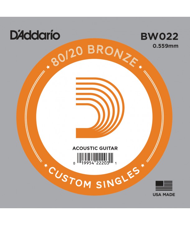 Single 21 acoustic 80-20 Bronze wound
