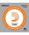 Corde unité 27 acoustique filée Bronze 80/20