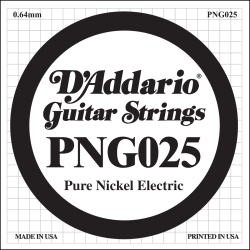 Corde unité 25 électrique pur nickel