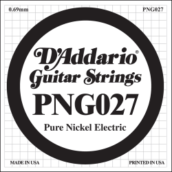 Corde unité 27 électrique pur nickel