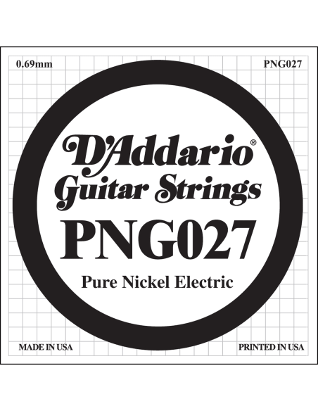 Corde unité 27 électrique pur nickel